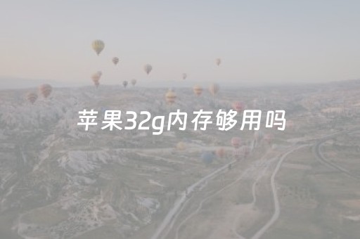 苹果32g内存够用吗（苹果32g够用嘛）