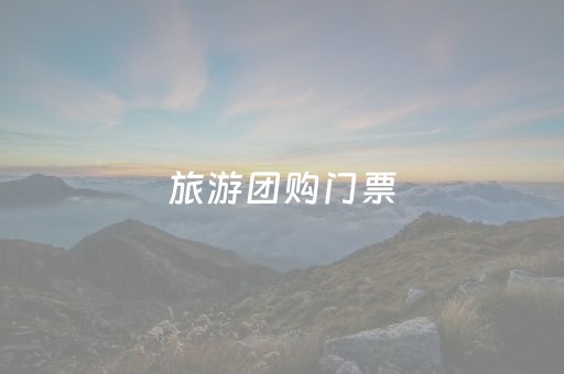 旅游团购门票（旅游景点团购门票一般能优惠多少钱）