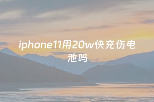 iphone11用20w快充伤电池吗（iphone11用20w快充有影响吗）