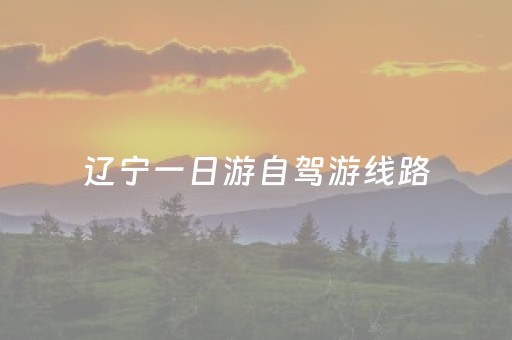 辽宁一日游自驾游线路（辽宁一日游去哪里好玩自驾）