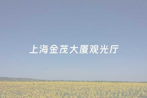 上海金茂大厦观光厅（上海金茂大厦观光厅开放时间）