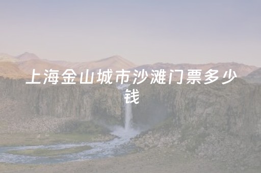 上海金山城市沙滩门票多少钱（上海金山城市沙滩门票
年）