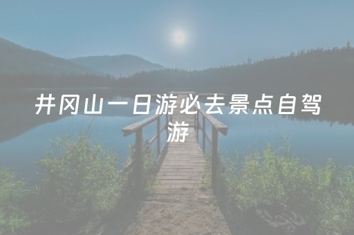 井冈山一日游必去景点自驾游（井冈山一日自驾游旅游线路安排）