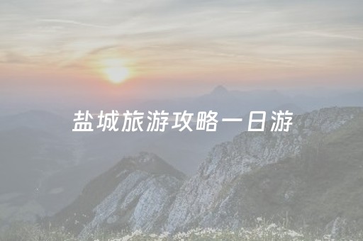 盐城旅游攻略一日游（盐城旅游景点大全 自驾车旅游一日游）