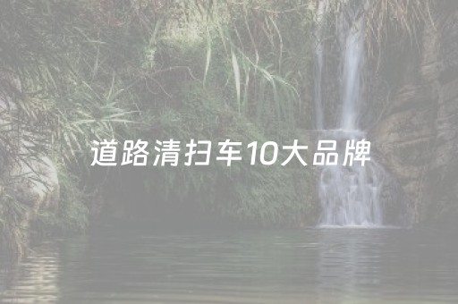 道路清扫车10大品牌（清扫车型号及价格）
