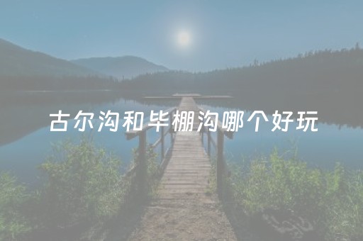 古尔沟和毕棚沟哪个好玩（古尔沟和毕棚沟哪个好玩点）
