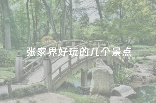 张家界好玩的几个景点（张家界有哪些好玩的景点,要玩几天）