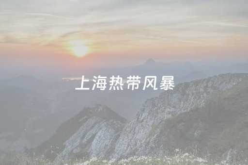 上海热带风暴（上海热带风暴水上乐园图片）