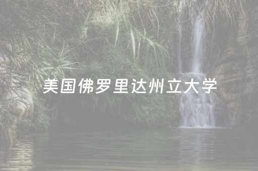 美国佛罗里达州立大学（美国佛罗里达州立大学怎么样）