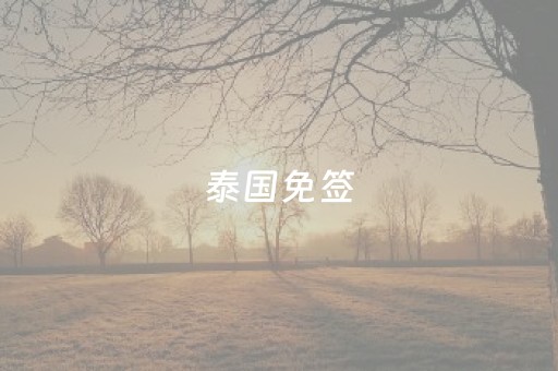 泰国免签（泰国免签可以停留多久）