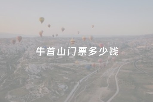 牛首山门票多少钱（牛首山门票多少钱一位）