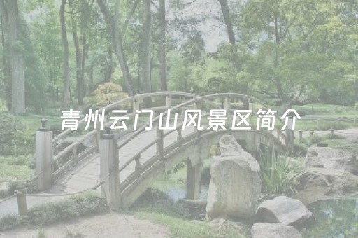 青州云门山风景区简介（青州云门山自然风景区）