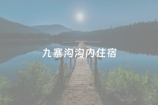 九寨沟沟内住宿（九寨沟沟内住宿怎么订）