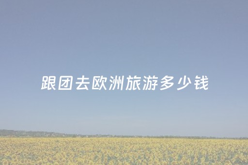 跟团去欧洲旅游多少钱（欧洲跟团游游记）