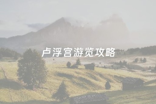 卢浮宫游览攻略（卢浮宫开放时间及门票）