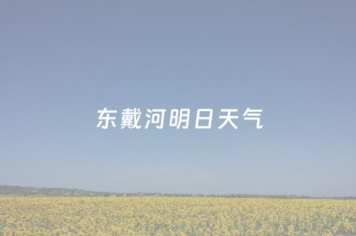 东戴河明日天气（东戴河未来几天天气）