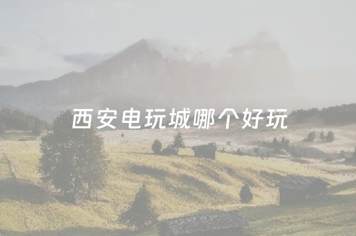 西安电玩城哪个好玩（西安电玩城哪个好玩又便宜）