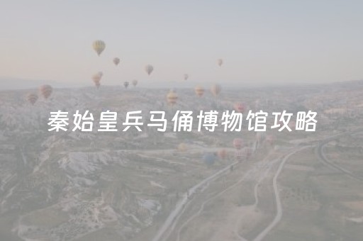 秦始皇兵马俑博物馆攻略（秦始皇兵马俑博物馆景点介绍）