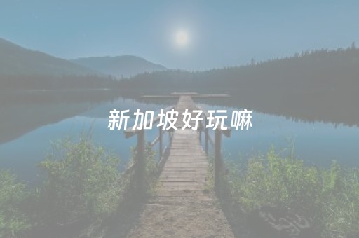 新加坡好玩嘛（新加坡好玩儿的地方）