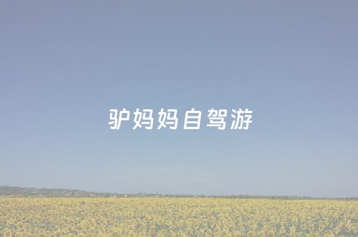 驴妈妈自驾游（驴妈妈旅游攻略）