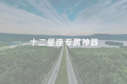 十二星座专属神器（十二星座专属神器琴）