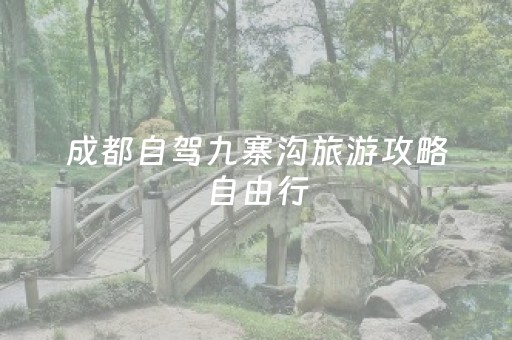 成都自驾九寨沟旅游攻略自由行（成都自驾九寨沟旅游攻略自由行几天）