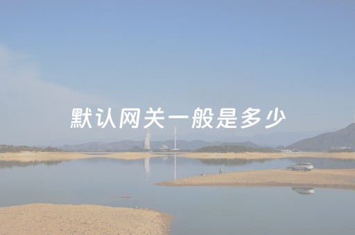 默认网关一般是多少（默认网关一般是多少DNS）