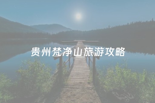 贵州梵净山旅游攻略（贵州梵净山景点介绍）