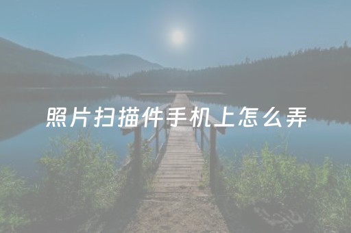 照片扫描件手机上怎么弄（手机拍照扫描功能在哪里）