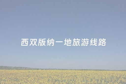 西双版纳一地旅游线路（西双版纳旅游路线地图）