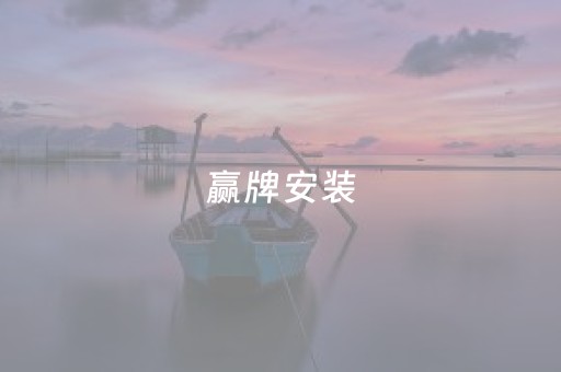 赢牌安装（赢牌神器挂）