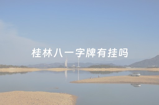 桂林八一字牌有挂吗（广西八一字牌）