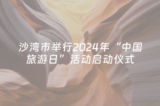 沙湾市举行2024年“中国旅游日”活动启动仪式