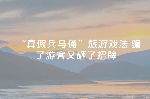 “真假兵马俑”旅游戏法 骗了游客又砸了招牌
