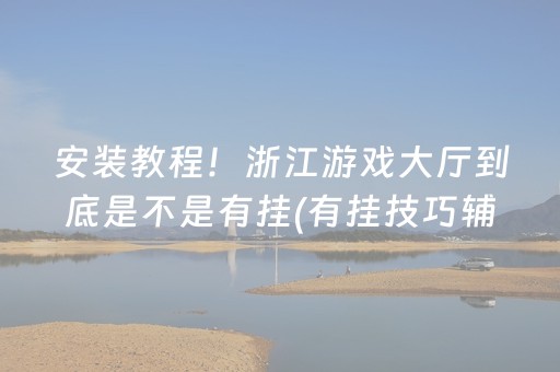 安装教程！浙江游戏大厅到底是不是有挂(有挂技巧辅助器)
