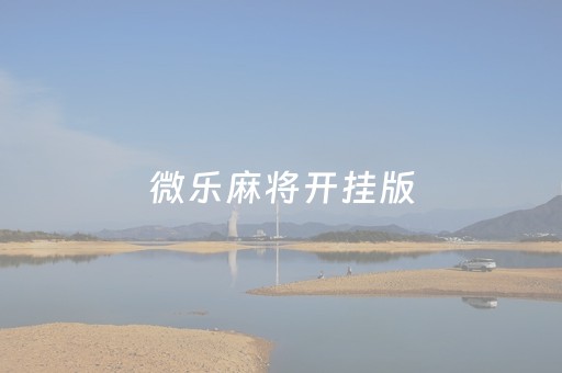 微乐麻将开挂版（微乐麻将开挂版）