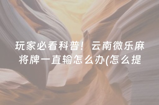 我来教大家！手机功夫麻将到底能不能开挂(其实真的有挂)