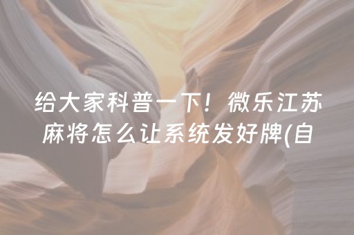 3分钟讲解！仁怀手机麻将助赢神器(揭秘小程序系统发好牌)