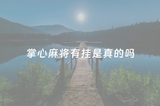 掌心麻将有挂是真的吗（掌心麻将圈怎么开挂在哪）