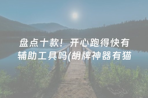盘点十款！开心跑得快有辅助工具吗(胡牌神器有猫腻吗)
