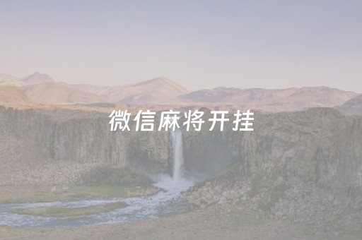 微信麻将开挂（微信麻将开挂有风险吗）