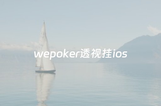 wepoker透视挂ios（wepOKer透视挂方法）