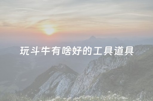玩斗牛有啥好的工具道具（如何玩斗牛游戏规则）