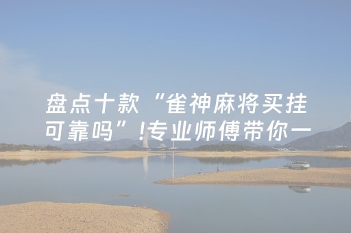 盘点十款“雀神麻将买挂可靠吗”!专业师傅带你一起了解（详细教程）-知乎