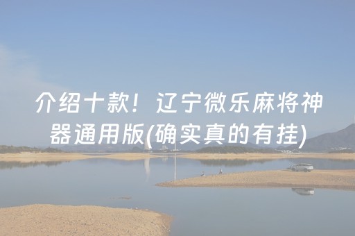 介绍十款！辽宁微乐麻将神器通用版(确实真的有挂)