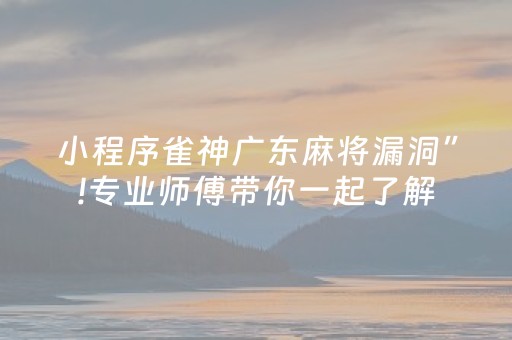 小程序雀神广东麻将漏洞”!专业师傅带你一起了解（详细教程）-知乎