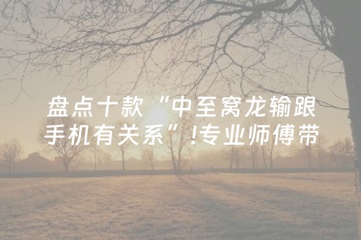 盘点十款“中至窝龙输跟手机有关系”!专业师傅带你一起了解（详细教程）-知乎
