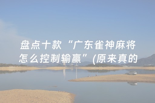 盘点十款“广东雀神麻将怎么控制输赢”(原来真的有挂)-知乎