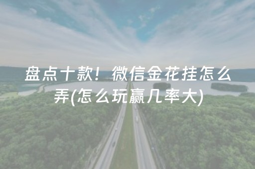 盘点十款！微信金花挂怎么弄(怎么玩赢几率大)