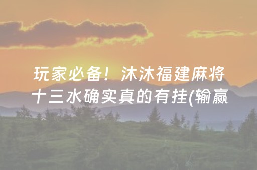 玩家必备！沐沐福建麻将十三水确实真的有挂(输赢规律技巧)